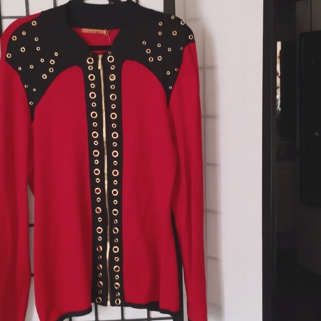 Belldini -Red/Black Sweater -New -Size Xl Perfect For The Holidays,Unique Design